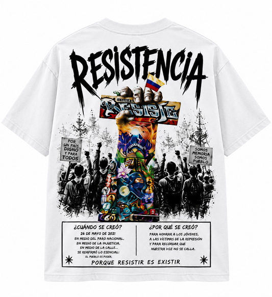 Camiseta Blanca Resistencia